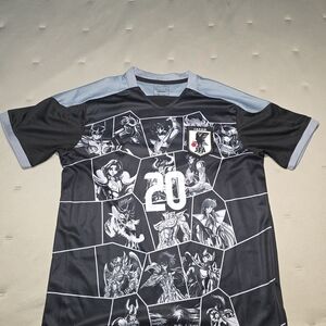 Japan JFA Adidas MENS L Saint Seiya Anime Soccer Jersey 2024 Fan Version Futbol